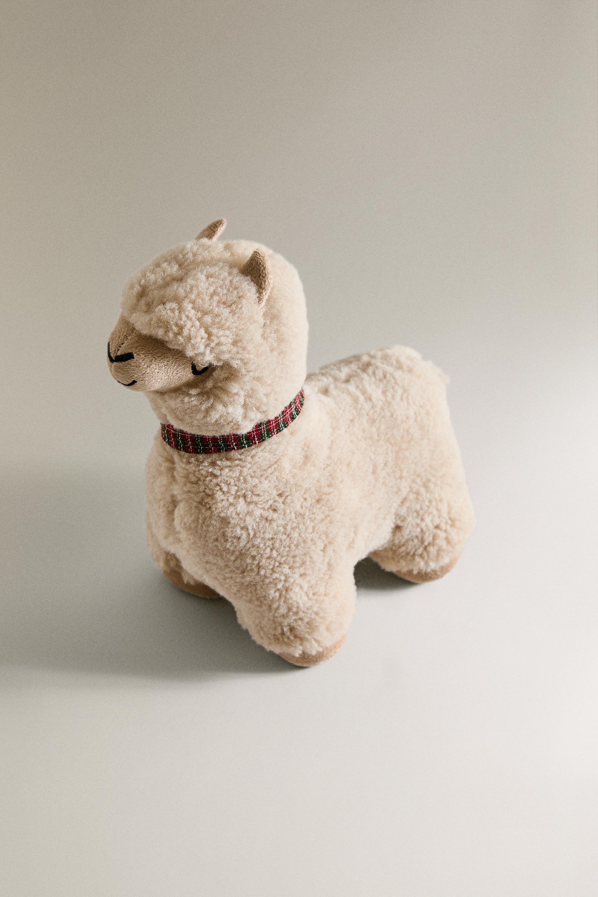 CHRISTMAS LLAMA DOORSTOP